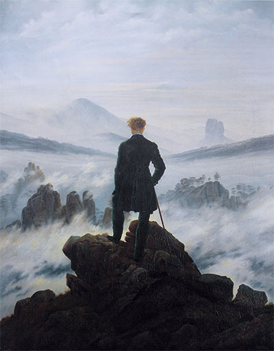 Caspar David Friedrich Wanderer above the Sea of Fog 